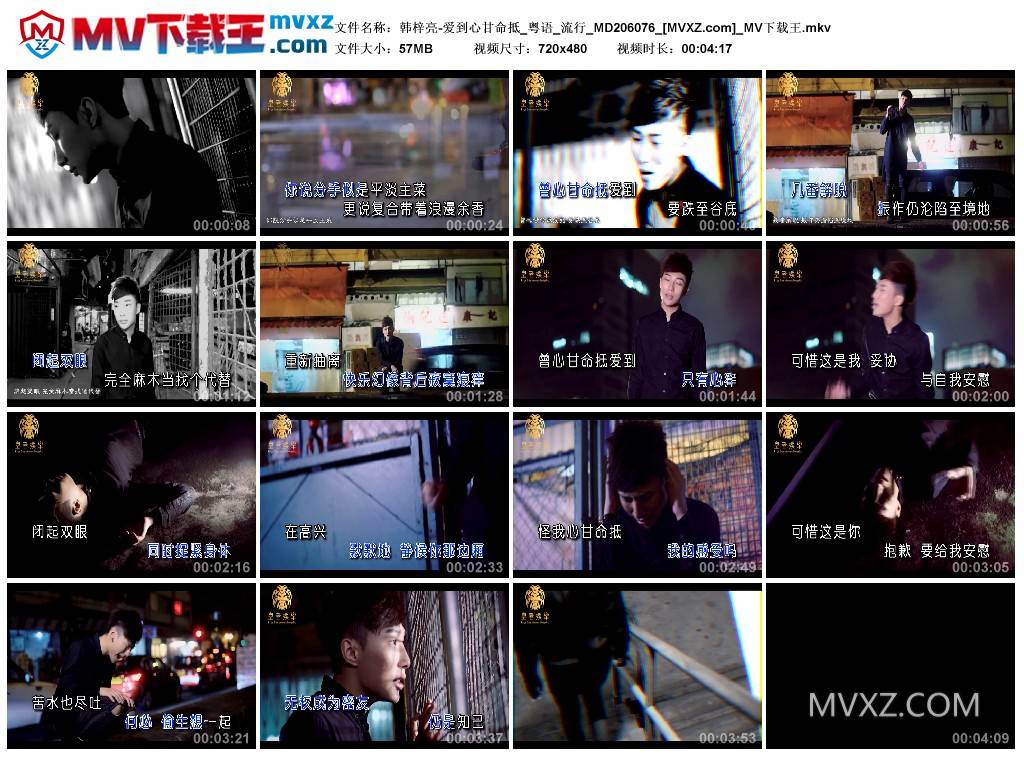 韩梓亮-爱到心甘命抵_粤语_流行_MD206076